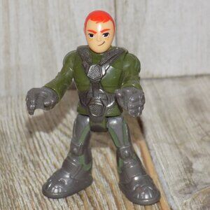 ACTION FIGURE GREEN W ORANGE HAIR SMALL *